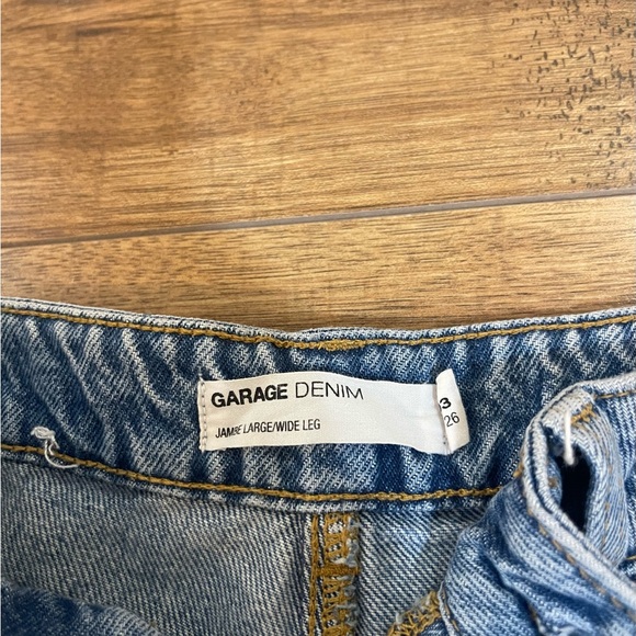 Garage Ripped Wide Leg Jeans - Picture 3 of 3